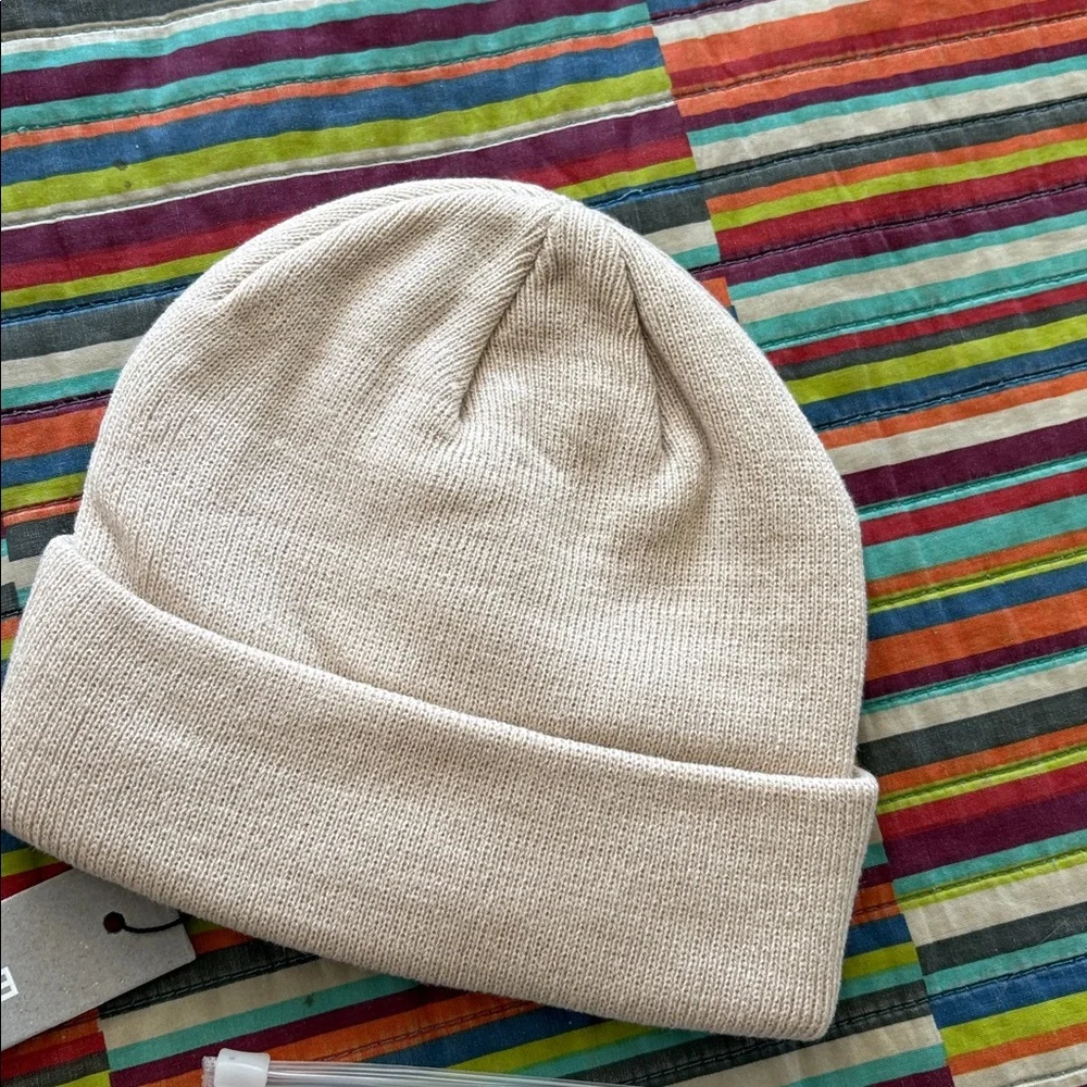 Fear of God sixth collection Beige Knit Beanie new with tags - Picture 6 of 9